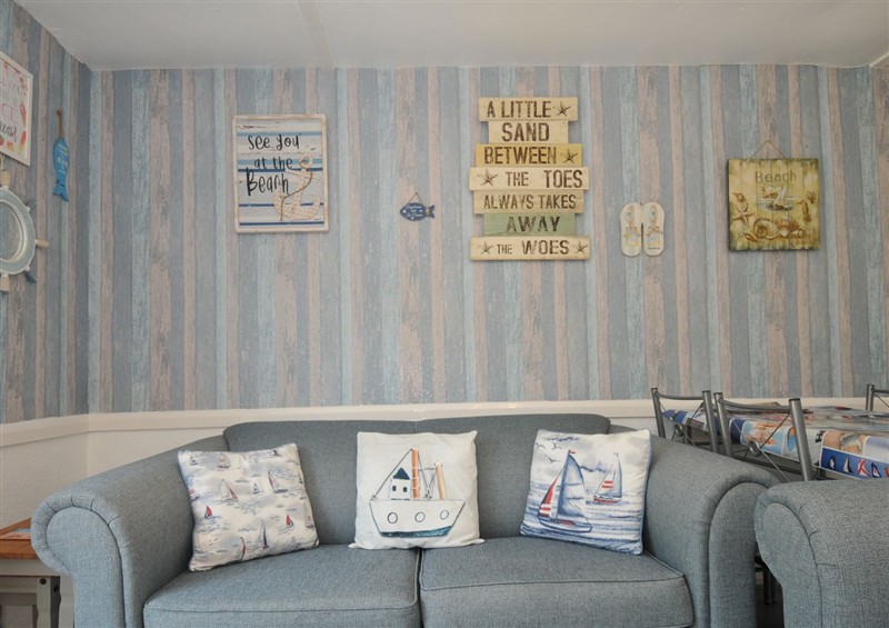 The living area at 13 Hillside, Kilkhampton