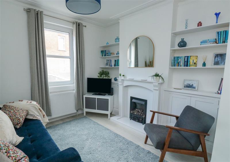The living area at 13 Oxford Street, Exeter