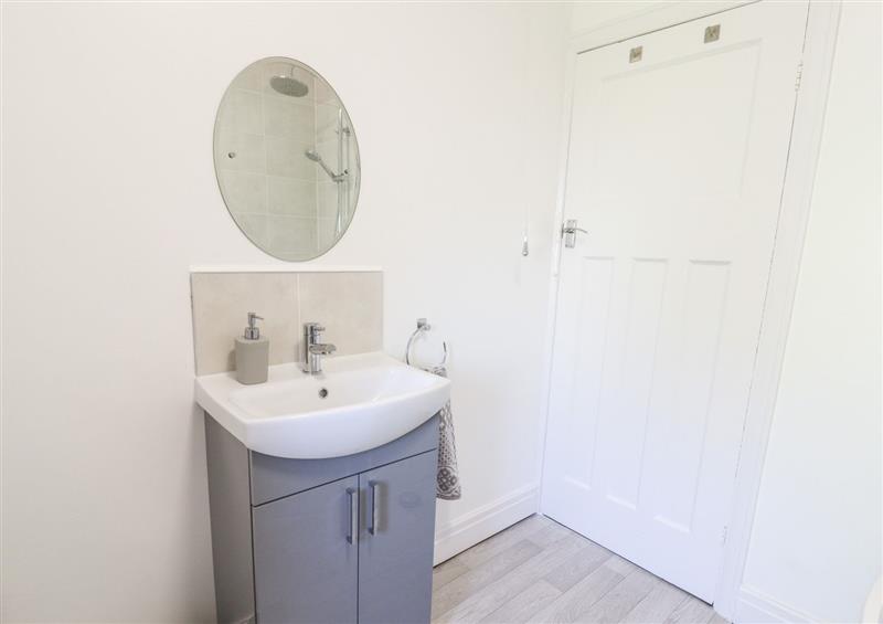 This is the bathroom at 13 The Crescent, Rhos-On-Sea