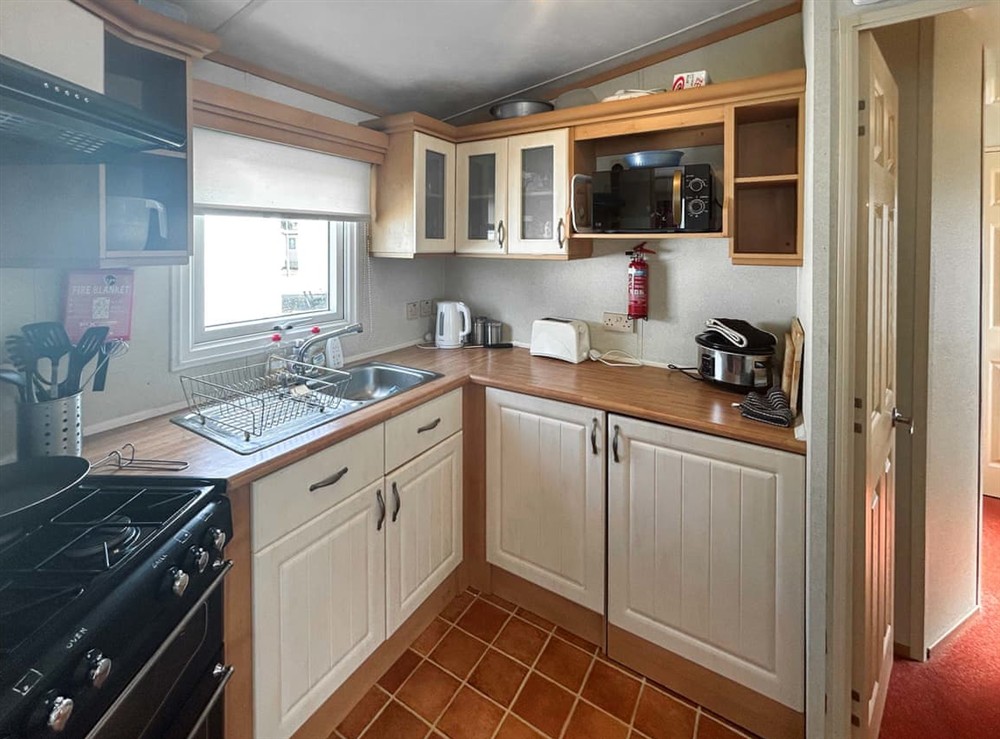 Kitchen at 136 Lakeside in Burnham-on-Sea, Somerset