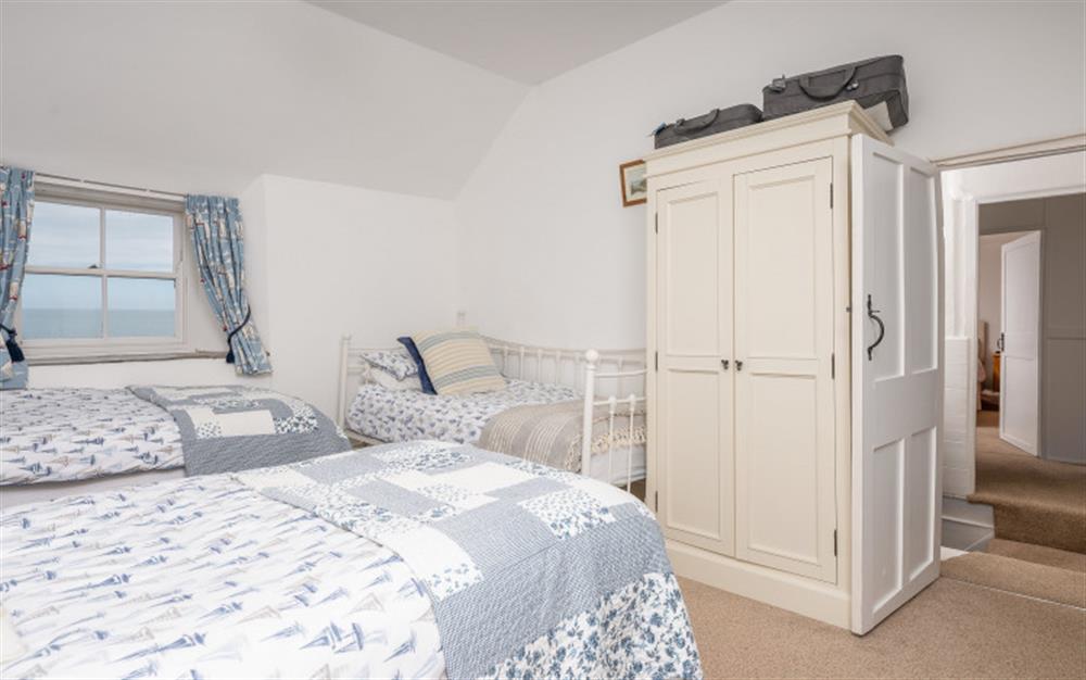 Another view of the triple bedroom at 14 Beesands in Beesands