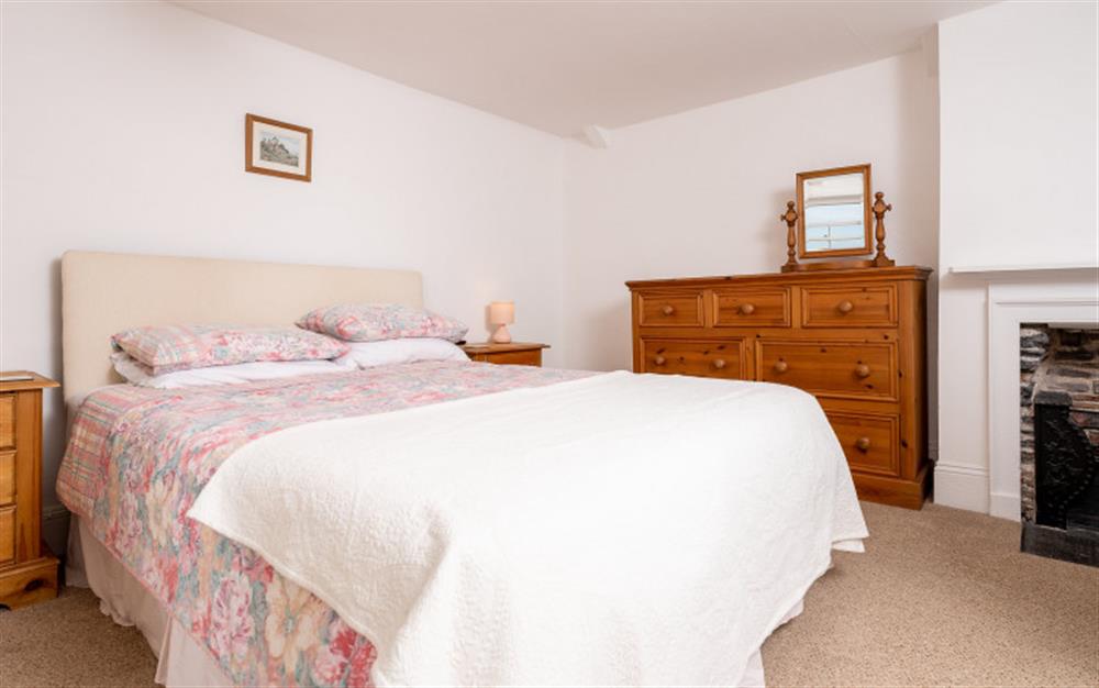 The master bedroom at 14 Beesands in Beesands