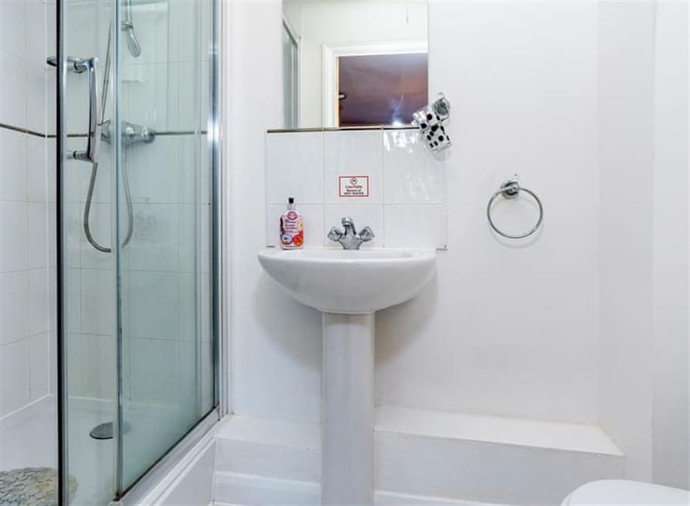 En-suite shower room at 14 Belvedere Court in , Paignton