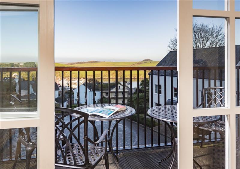 Views from the balcony at 14 Combehaven, Salcombe, Devon