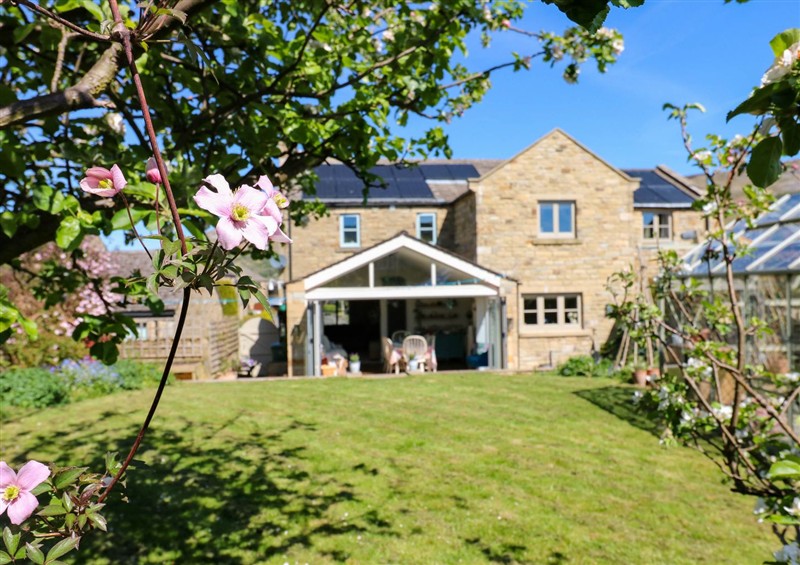 The garden at 14 Hill Close, Reeth