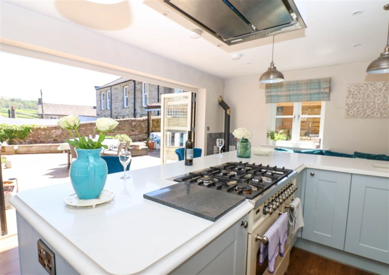The kitchen at 14 Hill Close, Reeth