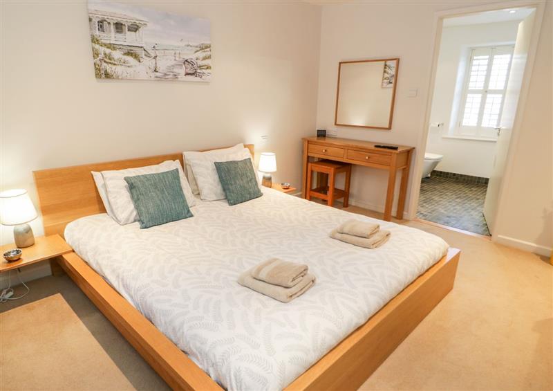 This is the bedroom at 14 Llewelyn Street, Conwy