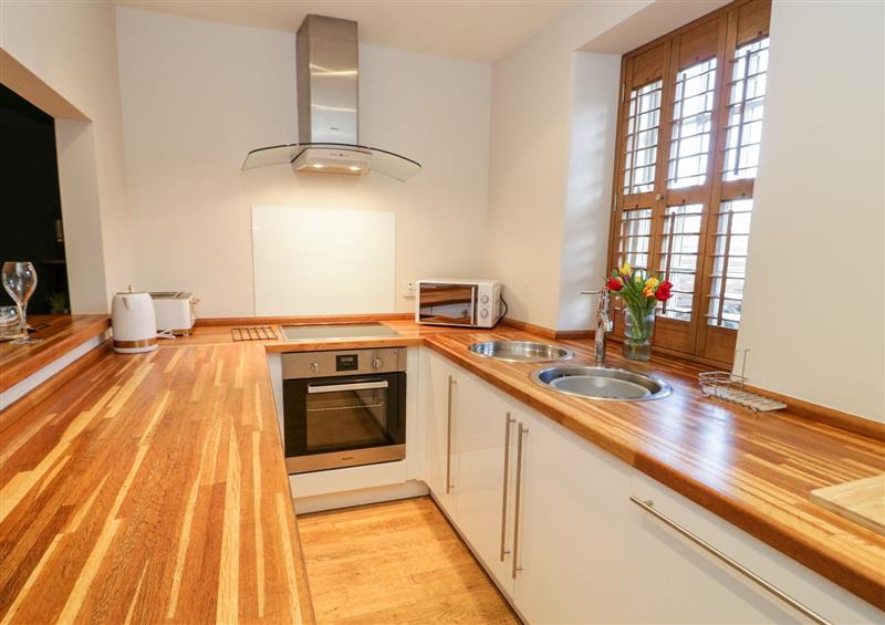 This is the kitchen at 14 Llewelyn Street, Conwy
