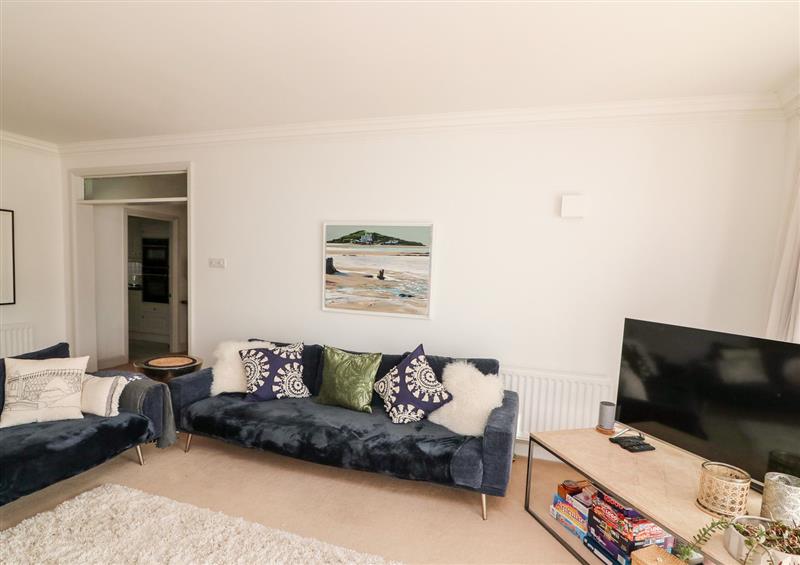 This is the living room at 14 St Elmo Court, Salcombe