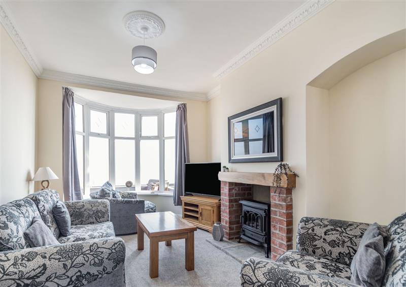 The living room at 14 The Promenade, Withernsea