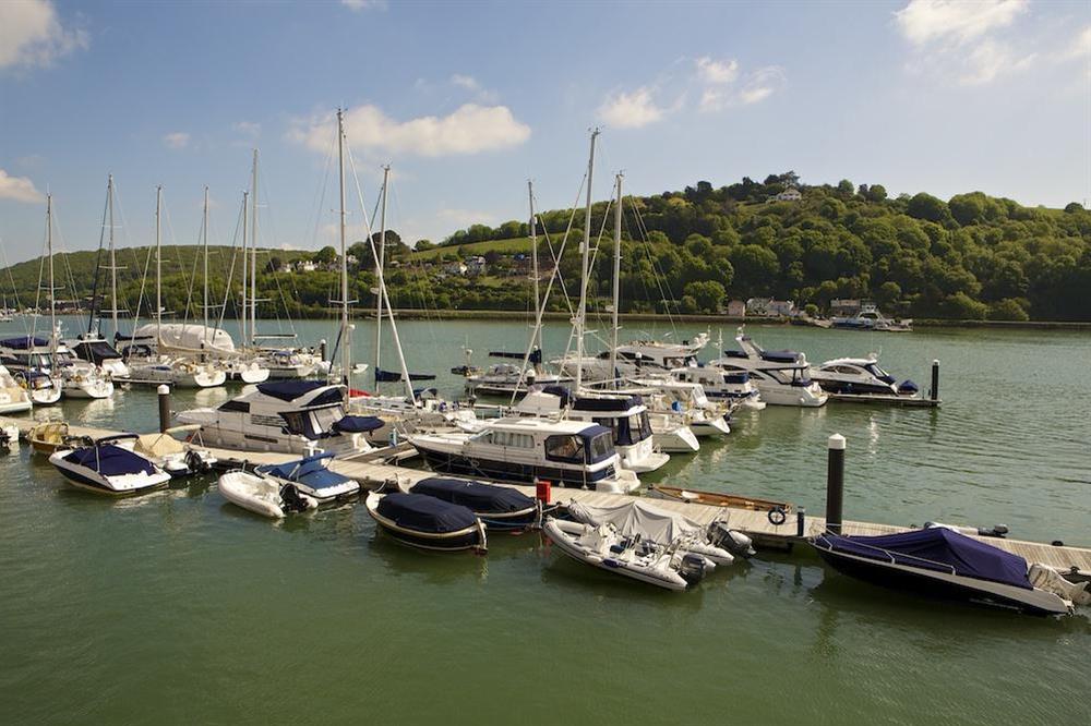 Stunning views from the balcony along the River Dart at 15 Dart Marina in Sandquay Road, Dartmouth