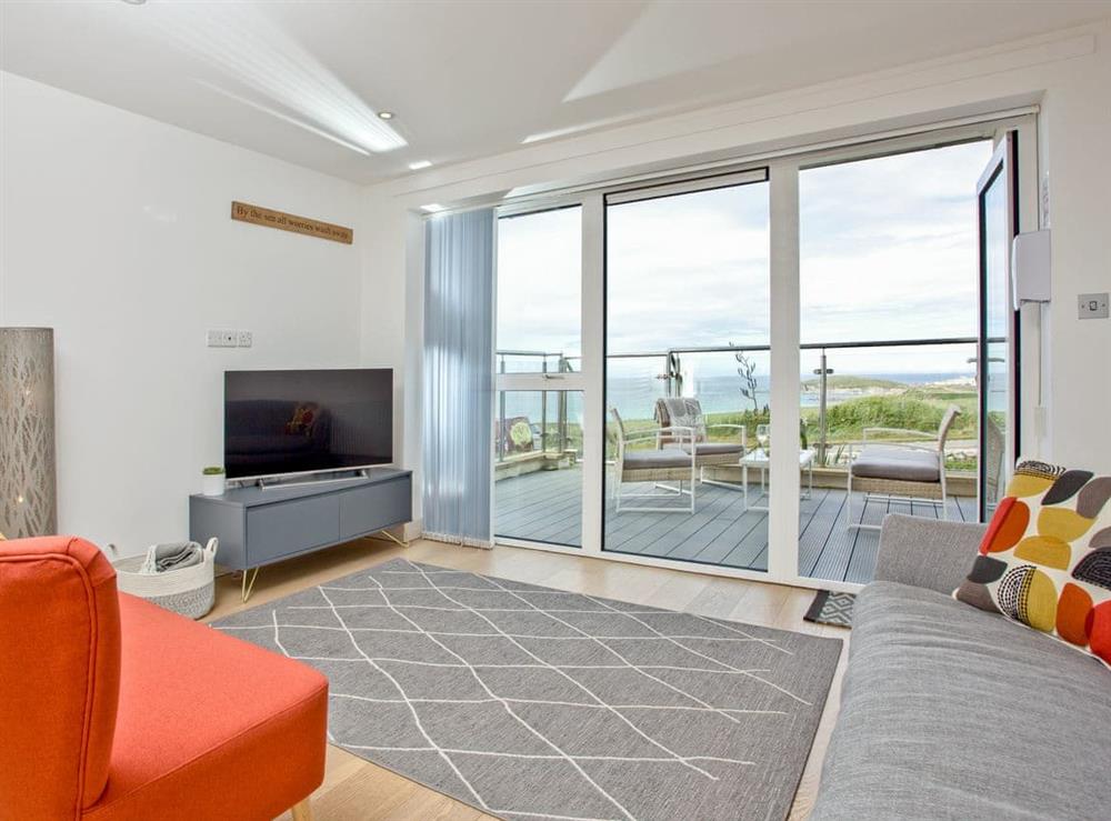 Living room at 15 Ocean Gate in Newquay, Cornwall
