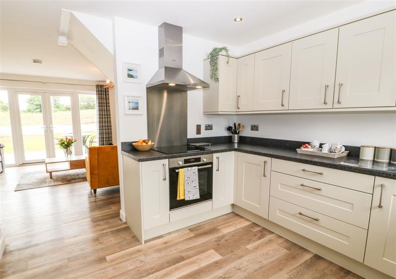 This is the kitchen at 15 Parc Delfryn, Benllech