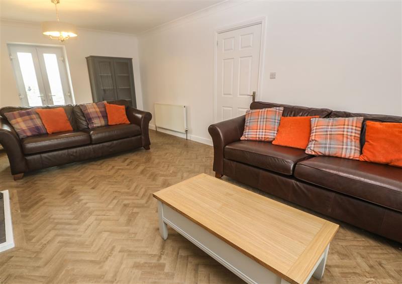 The living area at 15 Tower Meadows, St Buryan