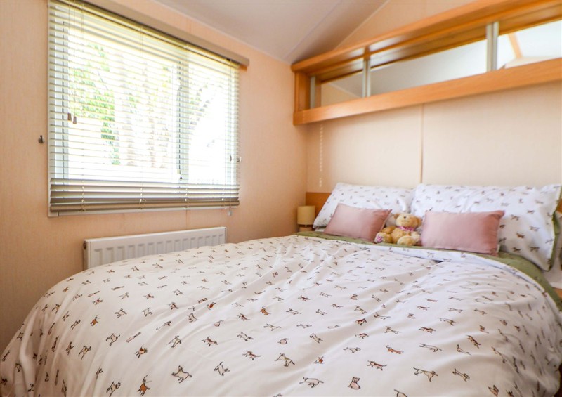 One of the bedrooms at 152 Central Park, Prestatyn