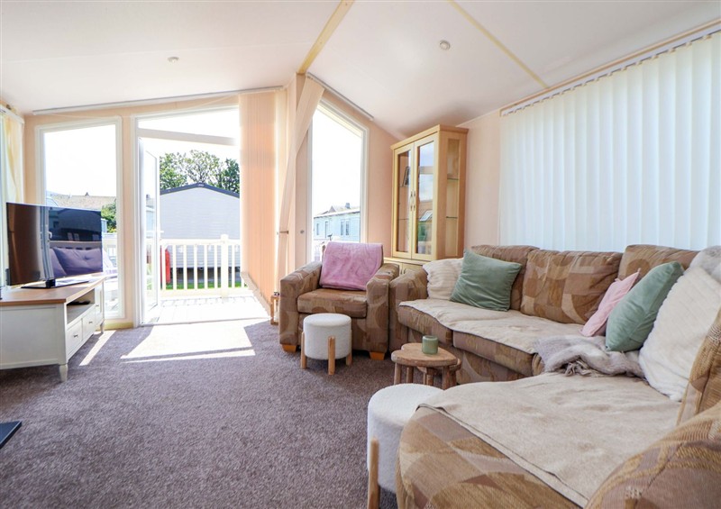 Relax in the living area at 152 Central Park, Prestatyn