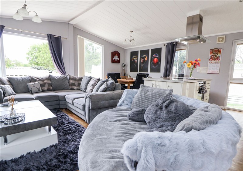 The living area at 155 Woodland Hall (Lyons), Ruthin