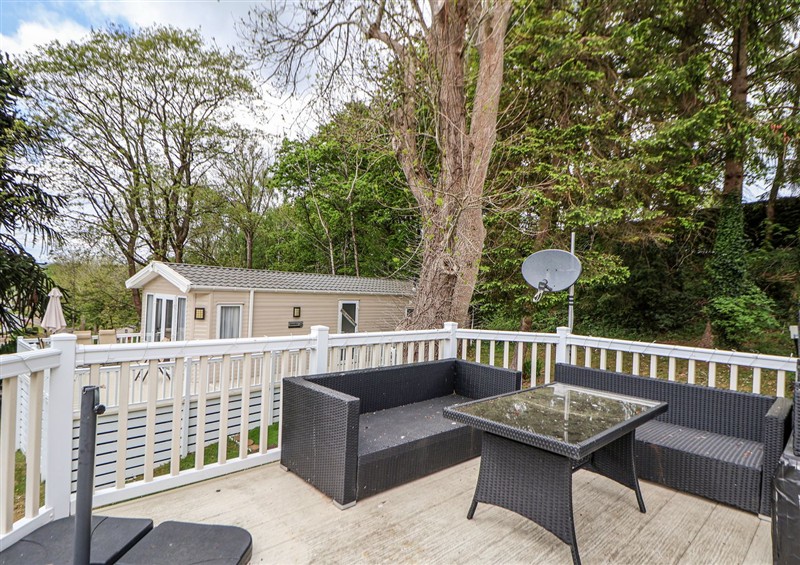 The patio at 155 Woodland Hall (Lyons), Ruthin