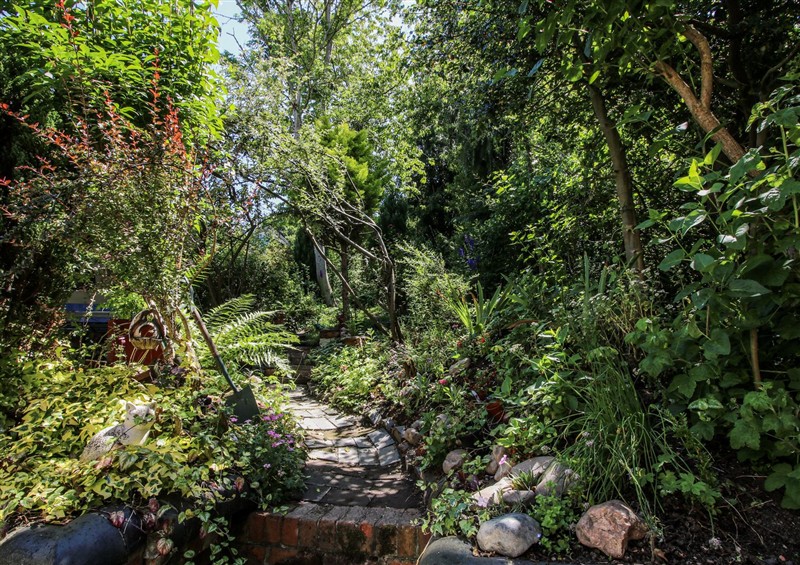 Enjoy the garden at 157 Watling Street South, Church Stretton