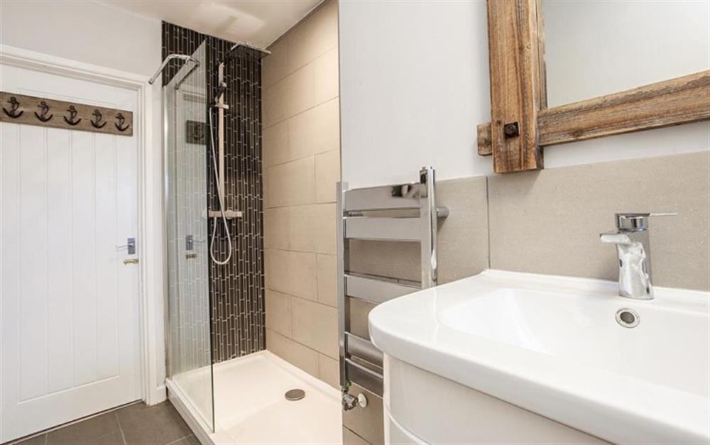 Shower Room with walk in shower  at 16 Church Street in Lyme Regis