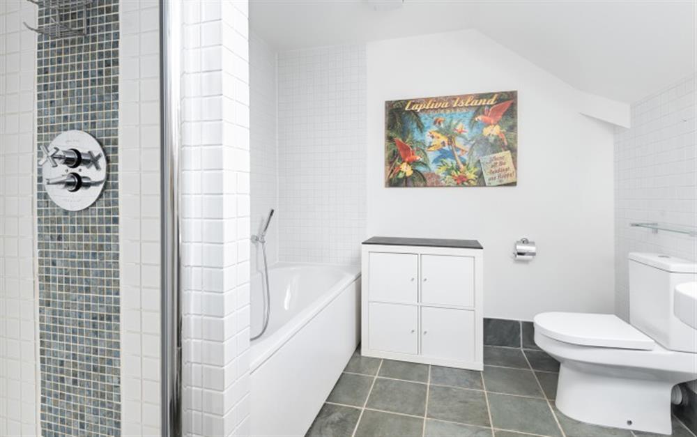 Another view of the master ensuite bathroom at 16 Combehaven in Salcombe