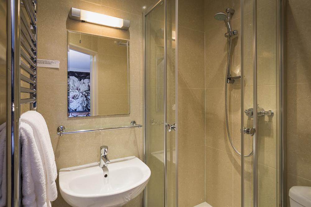 En suite shower room at 16 Courtenay Street in , Salcombe