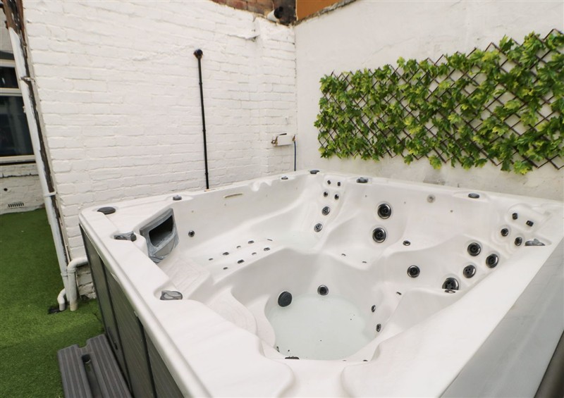 There is a hot tub at 16 Seafield Terrace, South Shields