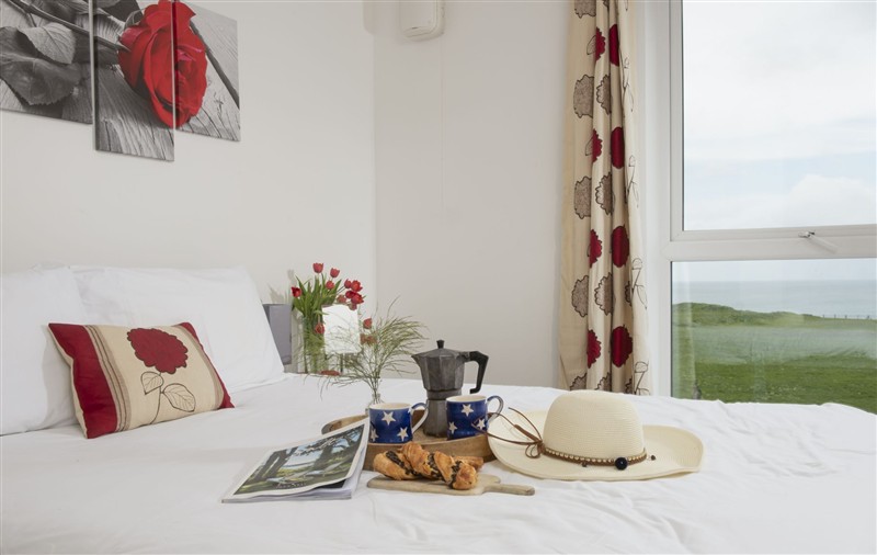 One of the bedrooms at
