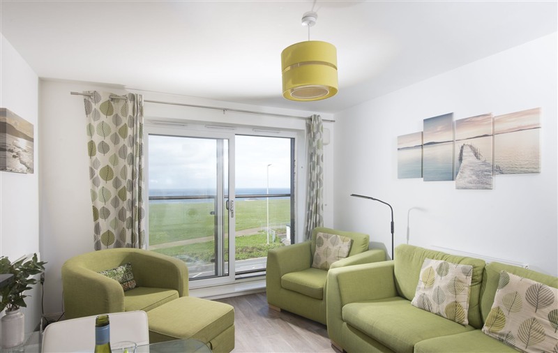 Relax in the living area at