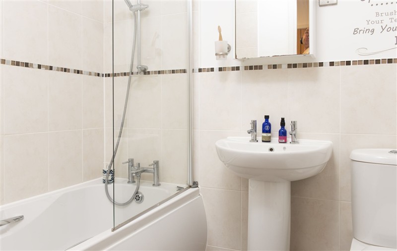 The bathroom at