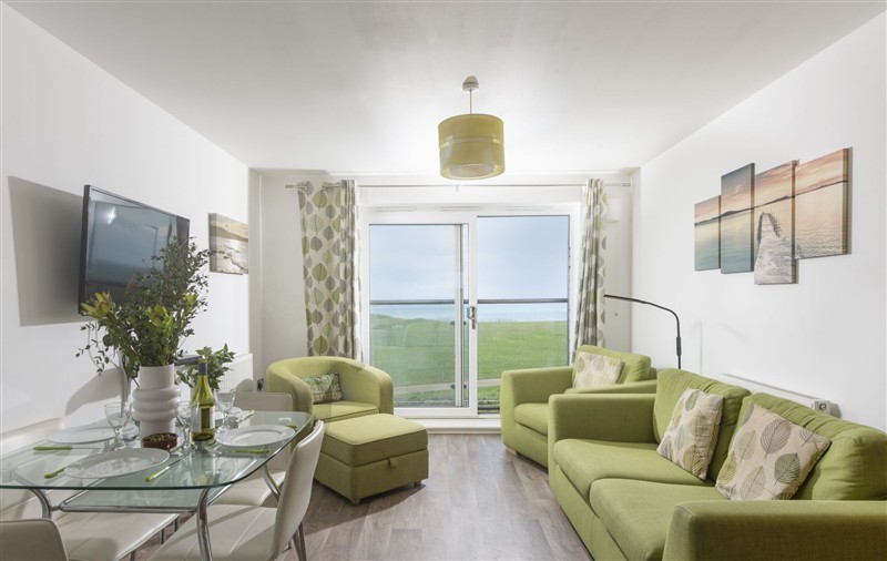 The living room at
