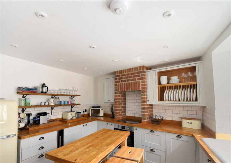 This is the kitchen at 17 Mill Green, Lyme Regis