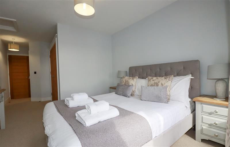One of the bedrooms at 17 Ocean Heights, Newquay
