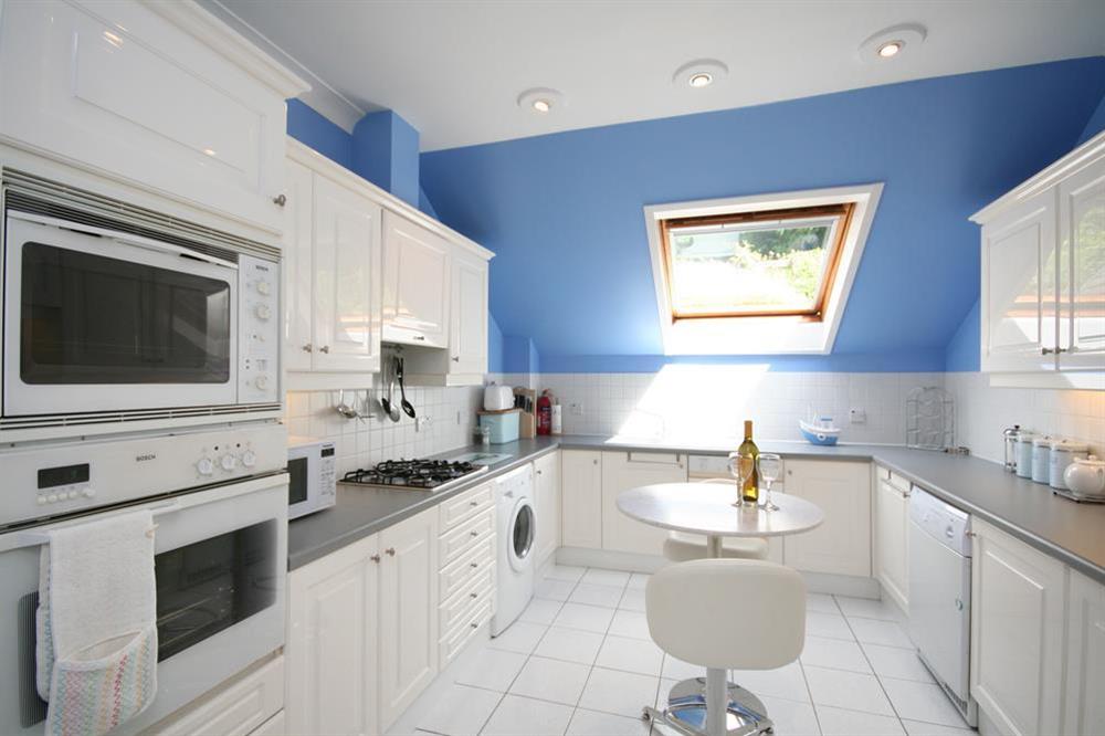 Fully fitted kitchen at 17 St Elmo Court in Sandhills Road, Salcombe
