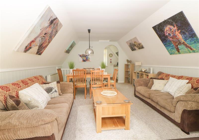 The living area at 17 Valley Lodges, Gunnislake