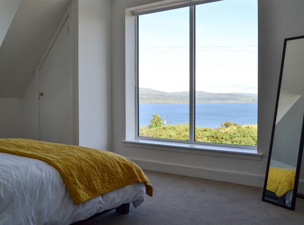 Double bedroom with stunning views at 17a Husabost in Husabost, near Dunvegan, Isle Of Skye