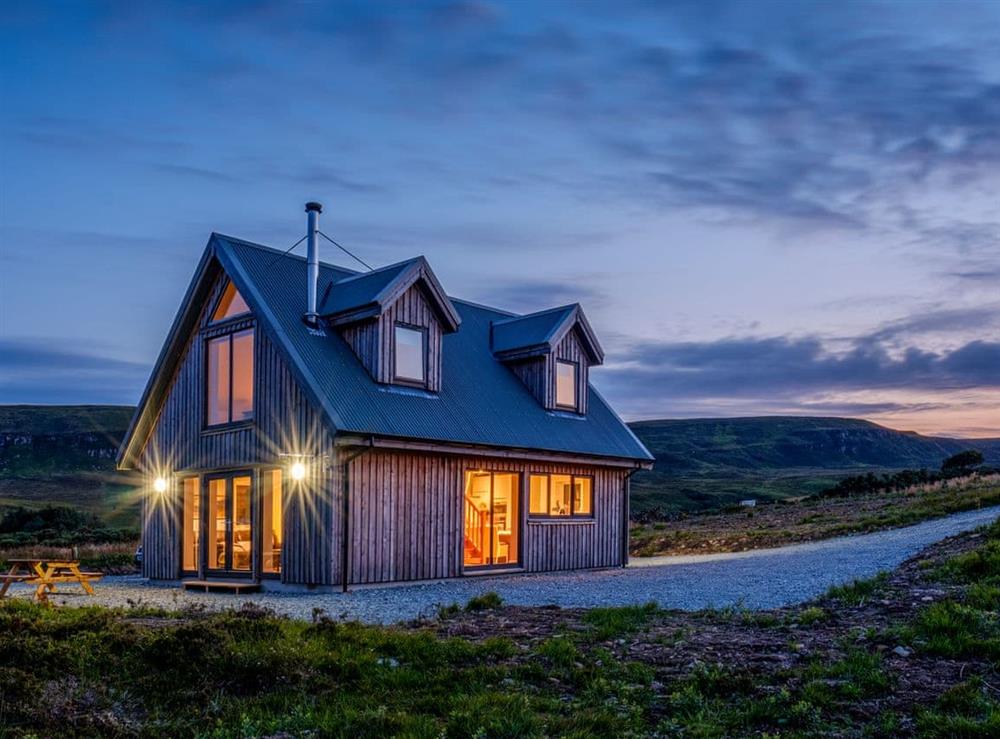 Striking holiday lodge at 17a Husabost in Husabost, near Dunvegan, Isle Of Skye