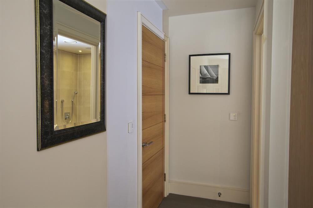 The master bedroom has a beautifully presented en suite bathroom at 18 Dart Marina in , Dart Marina