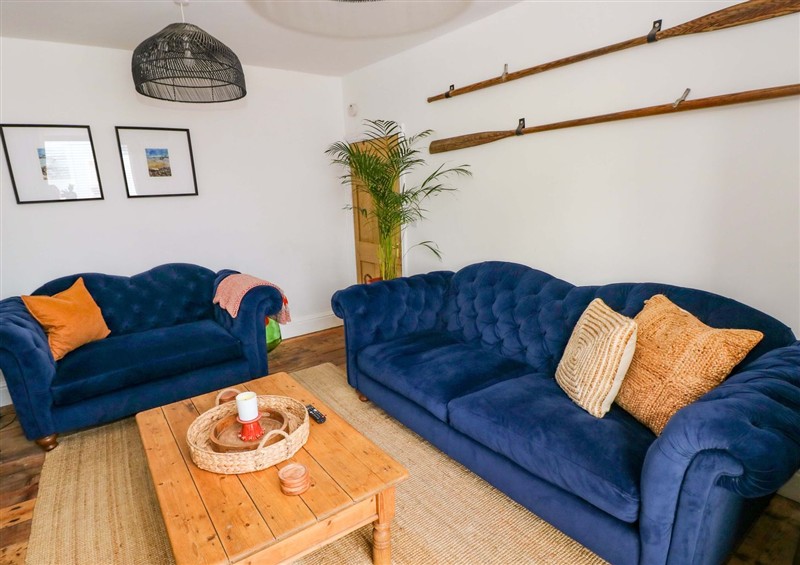 Relax in the living area at 18 Main Street, Fishguard