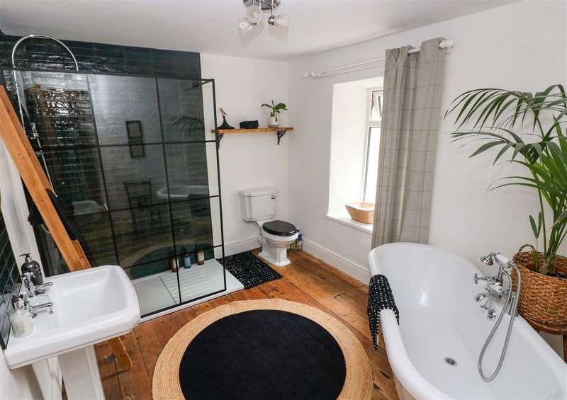 The bathroom at 18 Main Street, Fishguard