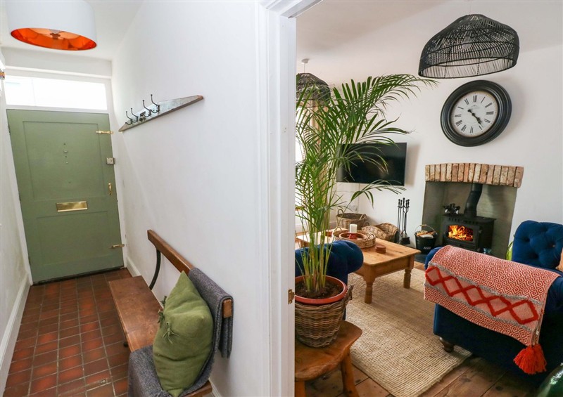The living room at 18 Main Street, Fishguard