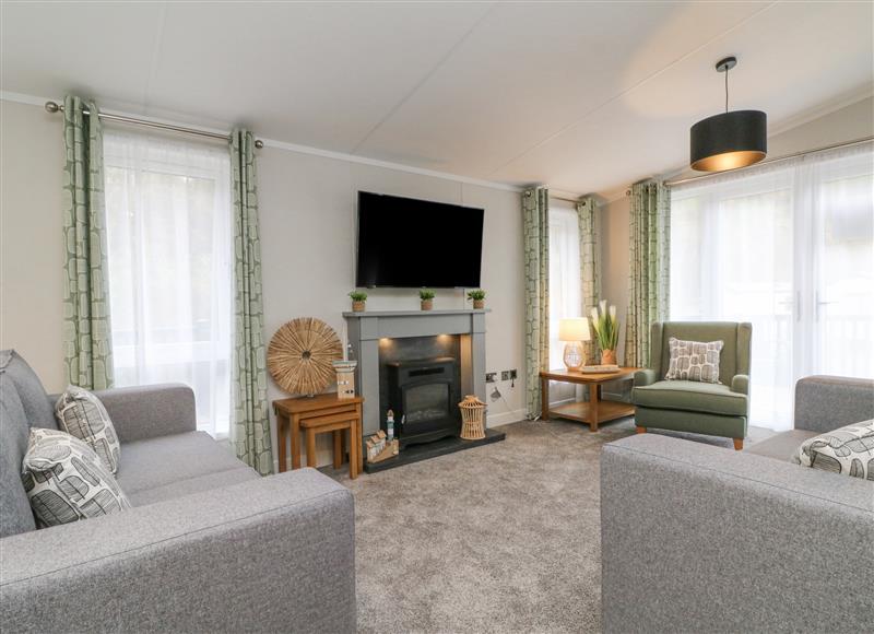 The living area at 18 Manleigh Park, Combe Martin