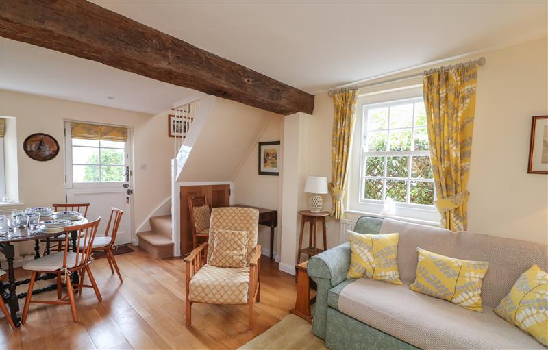 Relax in the living area at 18 Robinsons Row, Salcombe