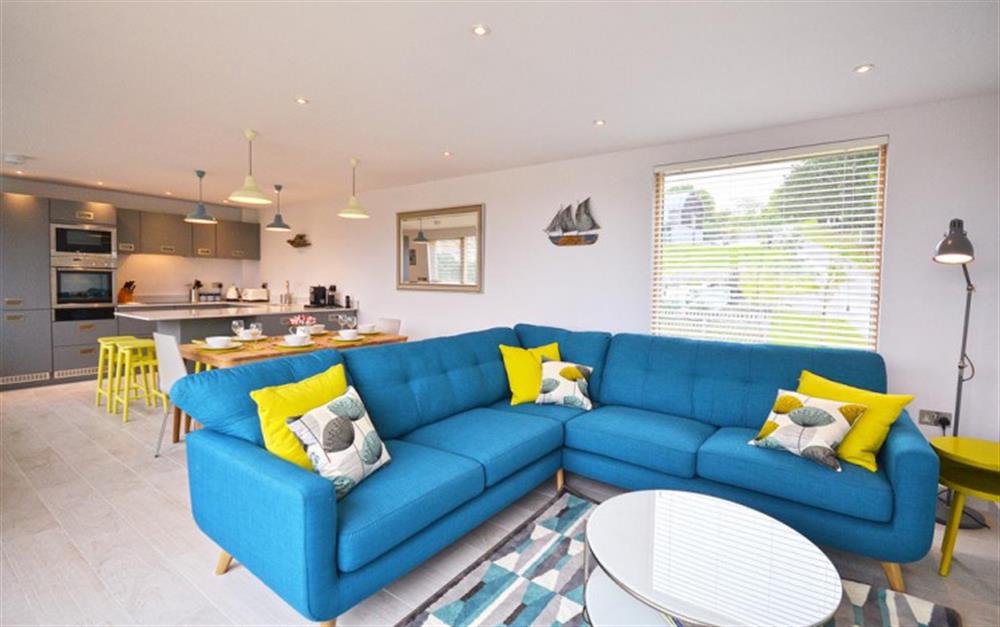The very comfortable sofa area at 18 Talland in Talland Bay