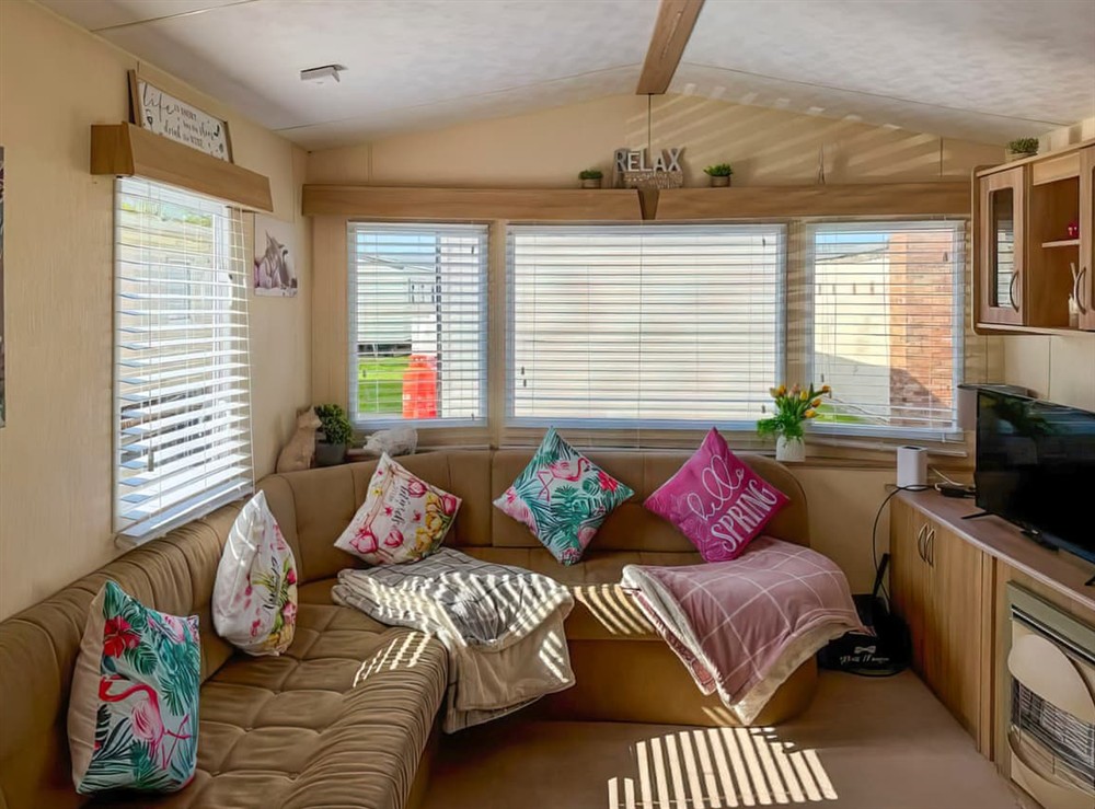 Open plan living space at 19 Palins in Towyn, Clwyd