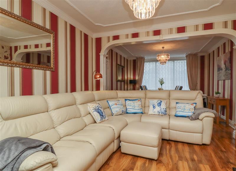 The living room at 19 Slinger Road, Thornton-Cleveleys