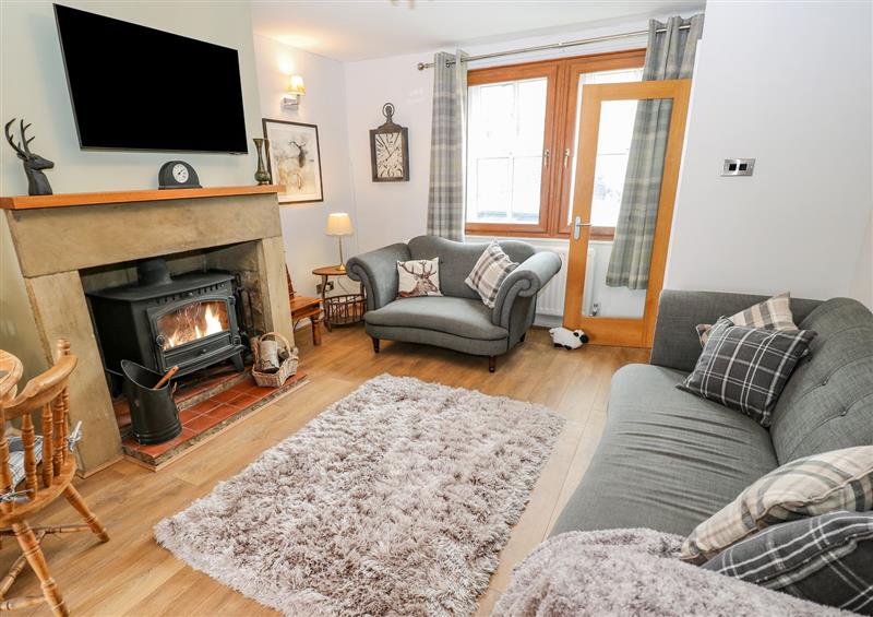Relax in the living area at 19 The Village, Holme near Holmbridge