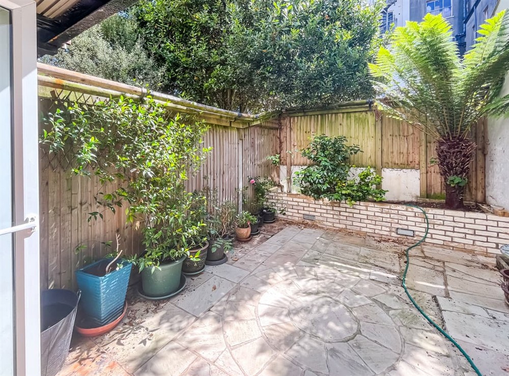 Patio at 19B Studio in Hove, near Brighton, East Sussex