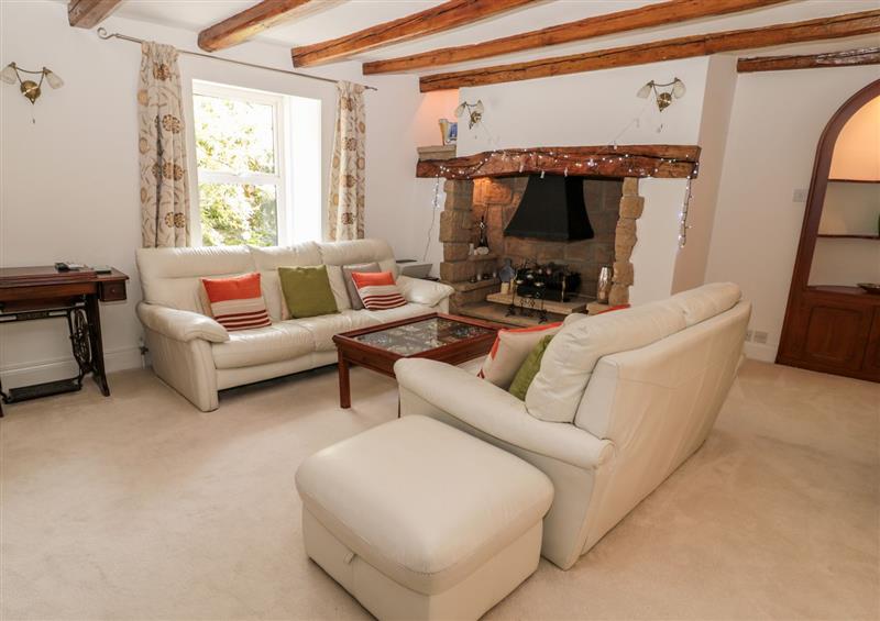 The living area at 1A Chantry Place, Morpeth
