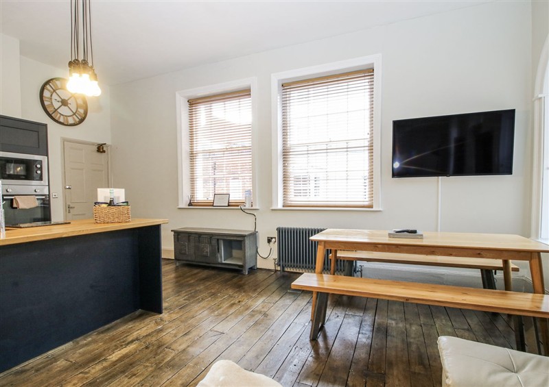 Relax in the living area at 1C College Hill, Shrewsbury